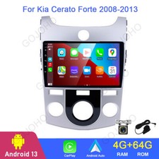 4+64GB Para Kia Cerato Forte 2008-13 Android 13 Rádio de Carro Estéreo Carplay GPS Navegação comprar usado  Enviando para Brazil