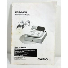 Caixa registradora eletrônica Casio PCR-265P manual do proprietário comprar usado  Enviando para Brazil