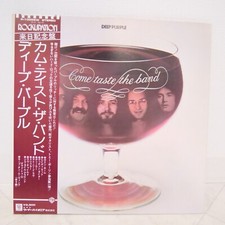 DEEP PURPLE / COME TASTE THE BAND JAPAN ISSUE LP W/OBI, INSERT comprar usado  Enviando para Brazil
