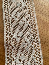 Spitzenband beige vintage gebraucht kaufen  Hemmingen