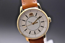 Usado, Leia [EXC+5] Relógio Feminino Orient Retro Moderno NB00-004-Q Dourado Automático 29mm comprar usado  Enviando para Brazil