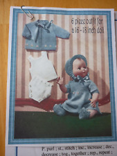 rosebud doll knitting patterns for sale  NANTWICH