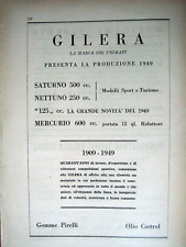 Pubblicita gilera produzione usato  San Giovanni la Punta