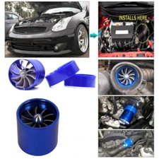 Turbina entrada de ar combustível gás economizador sistema de ventilador único turbo 2,5"-3,0" prata comprar usado  Enviando para Brazil