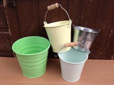 Metal flower pots for sale  FERNDOWN