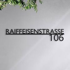 Hausnummer strasse metall gebraucht kaufen  Köln