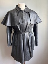 Vintage leather coat for sale  MATLOCK