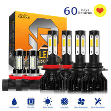 Lâmpadas LED e neblina para Honda City 2016-2018 EX Sedan 4 portas 1.5L 6000K, usado comprar usado  Enviando para Brazil