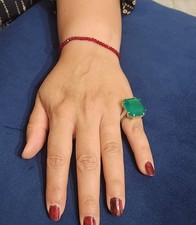 Bague argent émeraude d'occasion  Le Mans