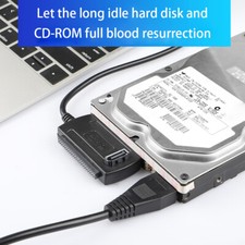 USB2.0 na SATA IDE 2,5" 3,5 konwerter adapter do dysków twardych SSD HDD dyski, używany na sprzedaż  Wysyłka do Poland