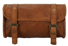 Bolsa de selim de bicicleta de couro genuíno kit caixa de ferramentas utilitária vintage feita à mão ponto comprar usado  Enviando para Brazil