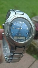 Relógio digital Casio Edifice masculino vintage Digi Ana LCD EFA-105, usado comprar usado  Enviando para Brazil