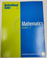 Usado, Board of Education of NYC Mathematics Grades 6-8 July 2001 Instructional Guide comprar usado  Enviando para Brazil