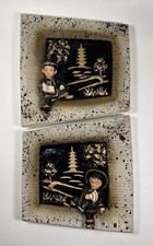 Figuras decorativas chinas colgantes de pared años 50 niños en jardín segunda mano  Embacar hacia Mexico