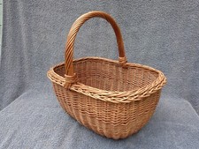Vintage wicker shopping for sale  WIGSTON