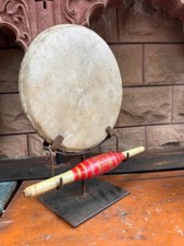 Antigo prato de enrolar pão chpati cozinha pedra mármore antigo e broche com suporte comprar usado  Enviando para Brazil