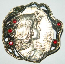 Jolie broche métal d'occasion  Céret