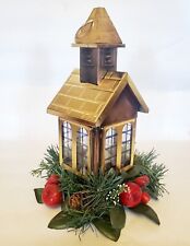 Lanterna de igreja vintage de latão para castiçal votivo decoração de Natal e vegetação comprar usado  Enviando para Brazil