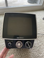 Televisão Sony 7" TV-740 preto branco UHF VHF vintage década de 1970 FUNCIONA comprar usado  Enviando para Brazil