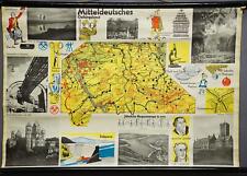 Schulwandkarte rollbild mittel gebraucht kaufen  Berghülen