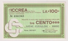 Miniassegni 18.02.77 luigi usato  Milano