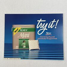 Vintage 1987 kotex for sale  Oklahoma City