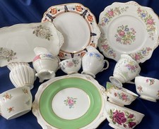 Mismatch cake plates for sale  BRAINTREE