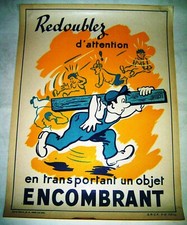 Affiche securite sncf d'occasion  Villeneuve-d'Ascq-