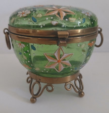 Bonbonnière verre émaillé d'occasion  Saint-André-de-Cubzac