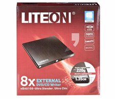 NOVO GRAVADOR LEITOR DE CD/DVD SEALED LITEON 8 X EXTERNO eBAU108 comprar usado  Enviando para Brazil