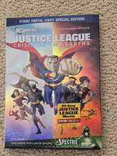 Justice League: Crisis on Two Earths (DVD, 2010, 2-Disc Special Edition) /w slip, usado comprar usado Justice League: Crisis on Two Earths (DVD, 2010, 2-Disc Special Edition) /w slip, usado comprar usado  Enviando para Brazil