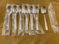 (7) Colheres de sopa ovais NOVAS talheres de aço inoxidável Wallace CENTENÁRIO comprar usado  Enviando para Brazil