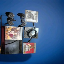 PlayStation 3 Sony com 4 jogos com 2 controles , usado comprar usado PlayStation 3 Sony com 4 jogos com 2 controles , usado comprar usado  Enviando para Brazil