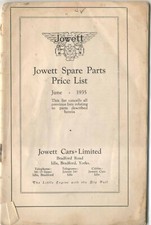 Jowett original illustrated for sale  BATLEY