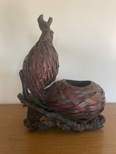 Japanese bamboo basket for sale  Fresno