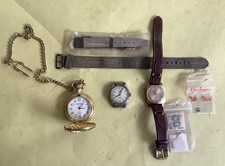 Pequena seleção de relógios etc. Bulova e Roamer. comprar usado  Enviando para Brazil