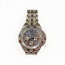 Usado, 96C134 BULOVA OCTAVA RELÓGIO MASCULINO MOSTRADOR PRATA AÇO INOXIDÁVEL JMB-59 comprar usado  Enviando para Brazil