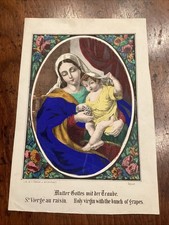 Stampa litografica vintage usato  Villanova del Ghebbo
