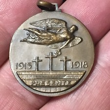 Medaglia presente 1915 usato  San Bonifacio