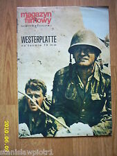 "WESTERPLATTE" on front cover archive Magazyn Filmowy 35/71 Polish magazine, używany na sprzedaż  PL