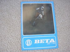 Brochure moto beta usato  Vinzaglio