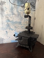 Vintage Vendedor Amostra "Rainha" Marca Mini Lâmpada de Fogão de Ferro Fundido 9" FUNCIONA comprar usado  Enviando para Brazil