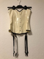 Cremeweißes latex korsett gebraucht kaufen  Herdecke