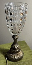 Vintage crystal brass for sale  Clifton Forge