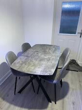 Concrete effect dining for sale  GLOUCESTER