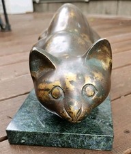 Vintage bronze sculpture for sale  Belfair
