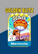 Usado, Conjunto - 14 - Marmota Golden Blitz (adesivos Mono_poly Go) disponíveis  comprar usado  Enviando para Brazil