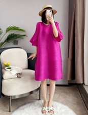 Vestido plissado estilo Please Issey plissado, 3D dobrado meia manga vestido plissado comprar usado Vestido plissado estilo Please Issey plissado, 3D dobrado meia manga vestido plissado comprar usado  Enviando para Brazil