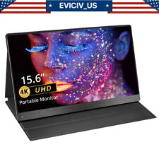 Monitor portátil EVICIV 15.6" 4K ultra fino HDR IPS 3840*2160 HDMI USB C PS6 PC comprar usado  Enviando para Brazil