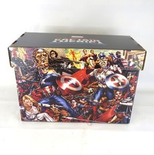 Quadrinhos impressos Capitão América caixa curta armazenamento 15"x8"x12" Marvel Comics comprar usado  Enviando para Brazil